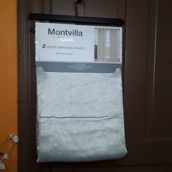 2 Room Darkening Panel Energy Saving Curtains Montvilla Home - Picture 1 of 9